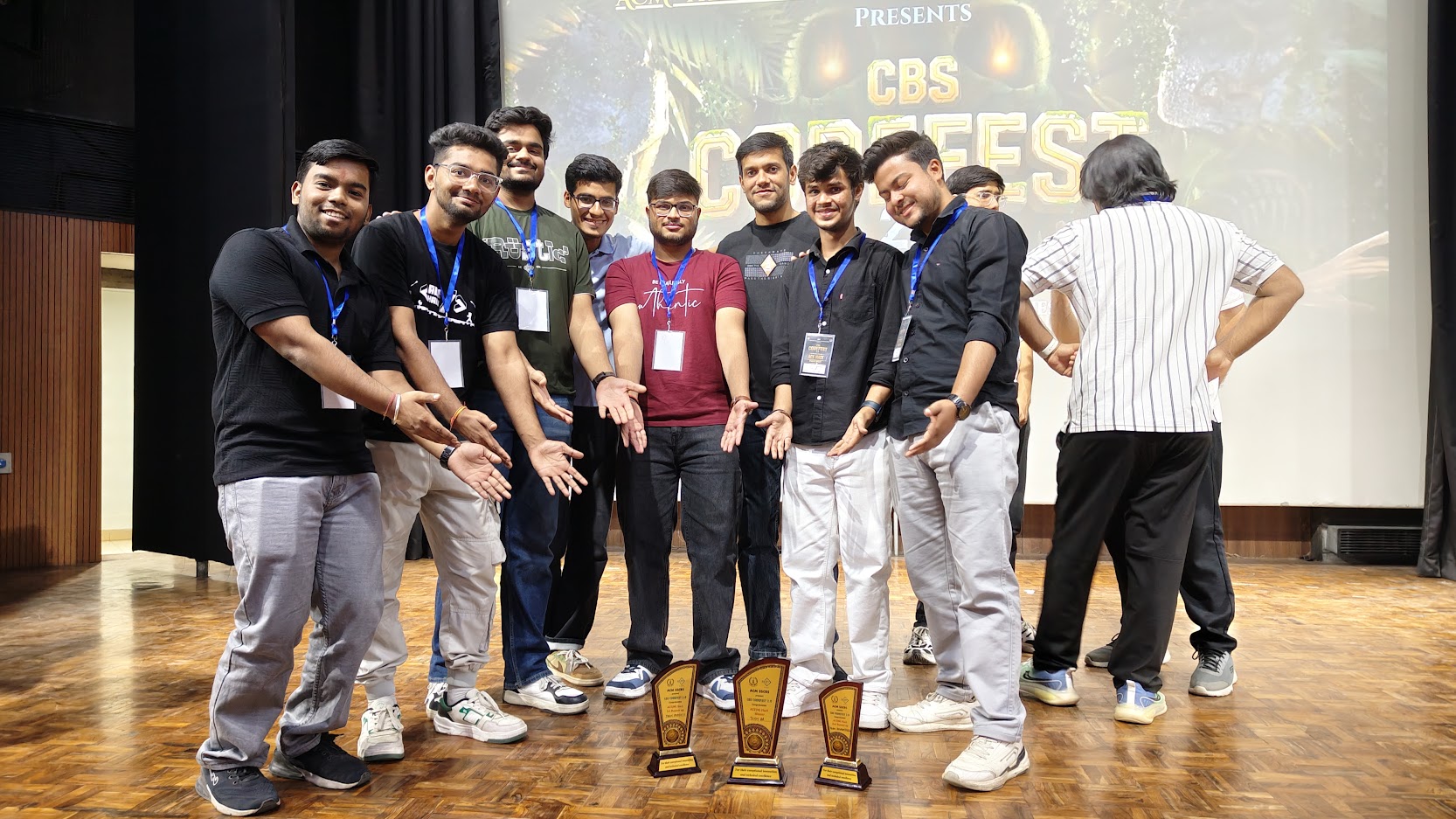 Award ceremony with mentors and jury